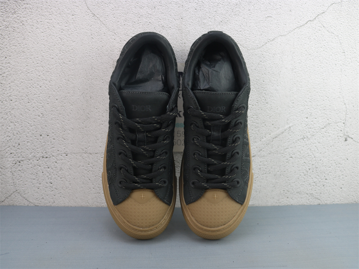 Stone Island X DIOR B33 Skateboard Shoes Men Low-Top Black